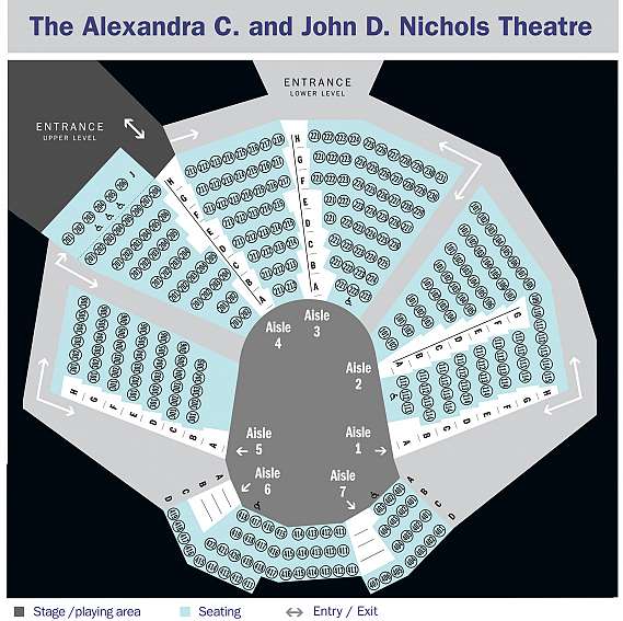 Nichols seating map